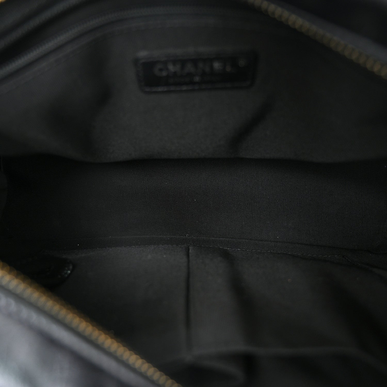 Chanel Iridescent Aged Calfskin Quilted Medium Gabrielle Hobo Black 5 of 11