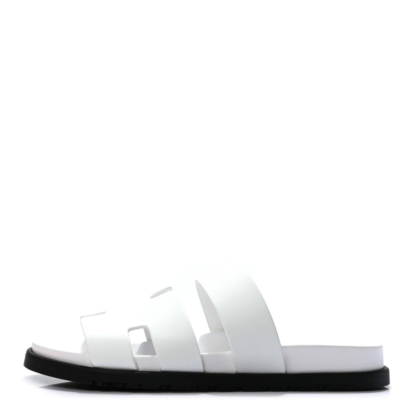 Calfskin Mens Chypre Sandals 41 White