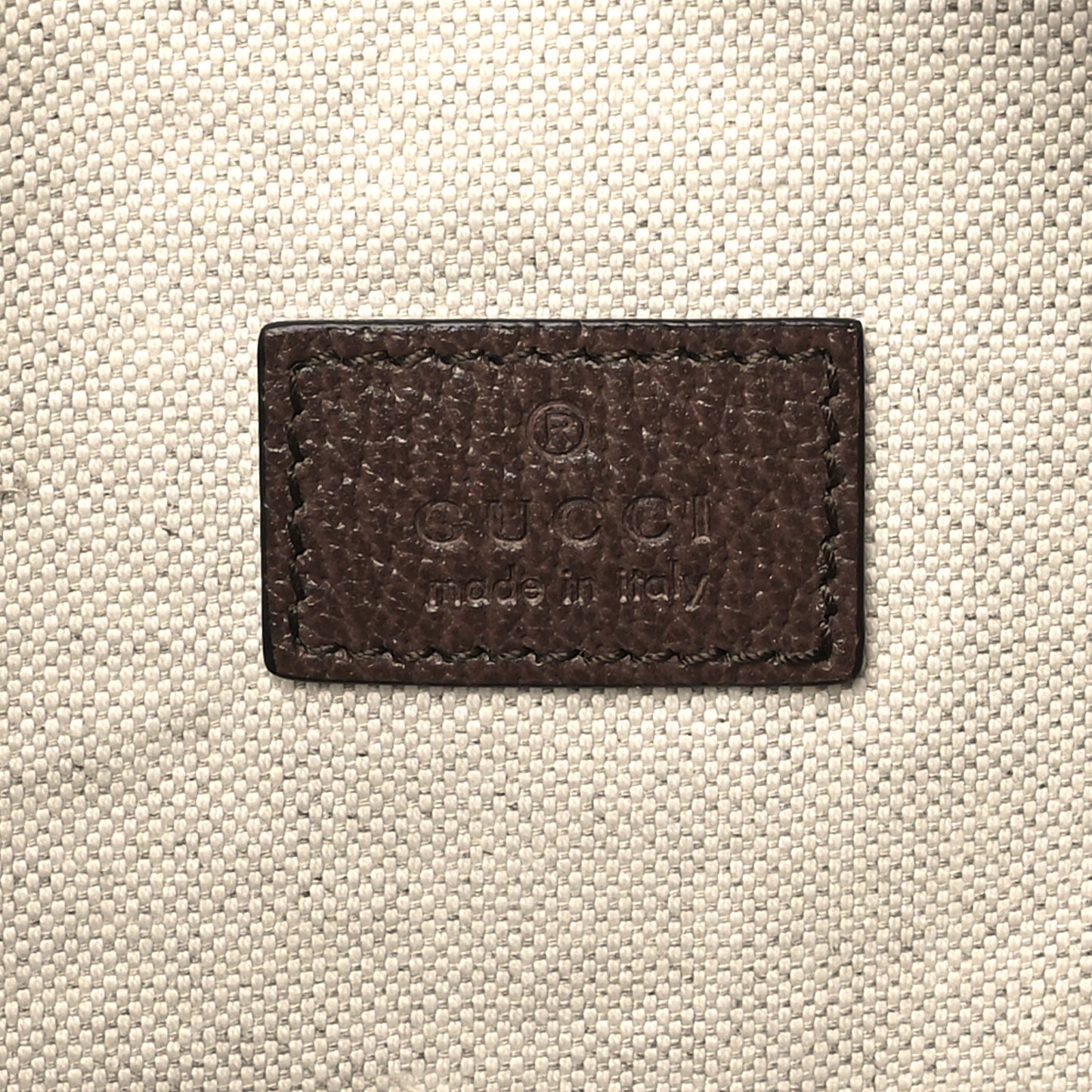 Monogram Jumbo GG Textured Dollar Calfskin Web Belt Bag Camel Ebony New Acero