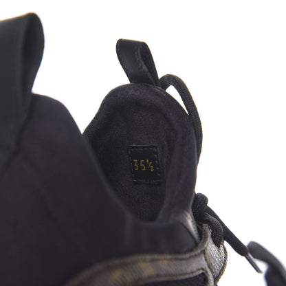 Louis Vuitton Technical Nylon Monogram Rubber Aftergame Sneakers 35.5 Black 7 of 9