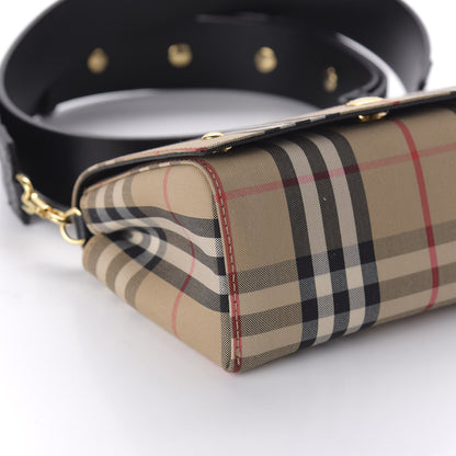 Burberry Vintage Check Hackberry Crossbody Bag Archive Beige Black 6 of 9