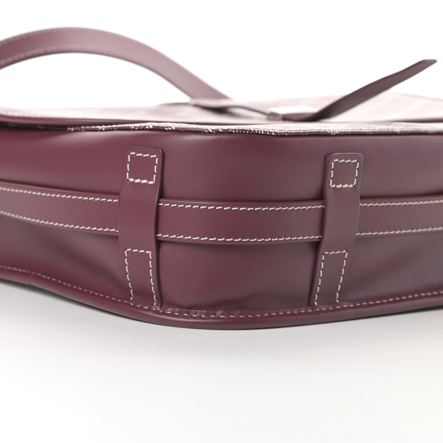 Goyard Goyardine Belvedere II MM Messenger Bag Bordeaux 9 of 10