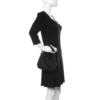Prada Tessuto Nylon Sport Mini Shoulder Bag Black 2 of 11