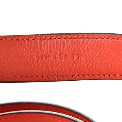 Hermes Epsom 25mm Tressage Shoulder Strap Capucine Celeste Rouge H 4 of 6