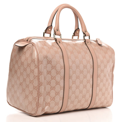 Gucci Crystal Monogram Joy Medium Boston Pink 3 of 10