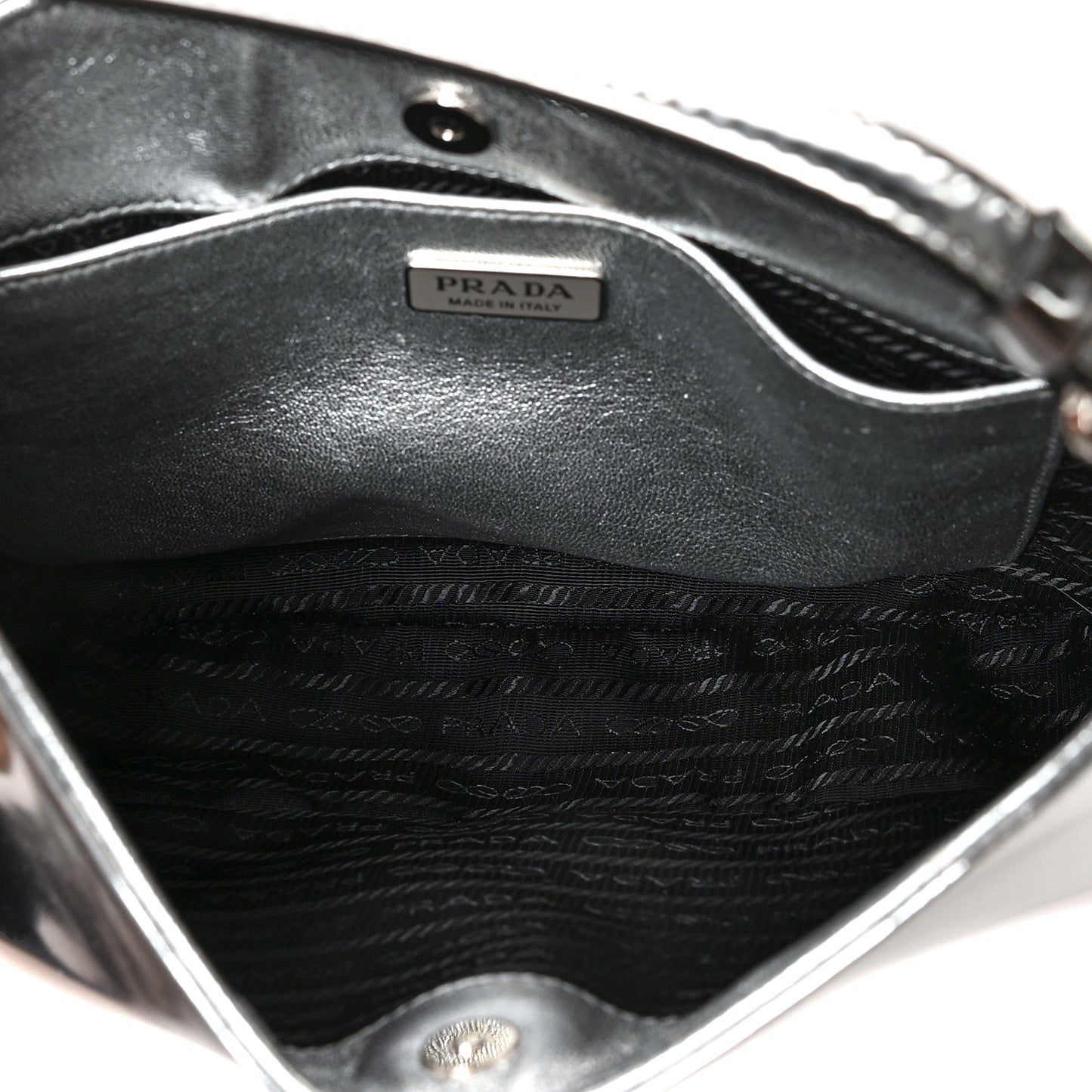 Spazzolato Cleo Shoulder Bag Argento