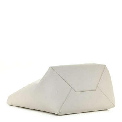 Celine Calfskin Clasp Horizontal Cabas White 4 of 20