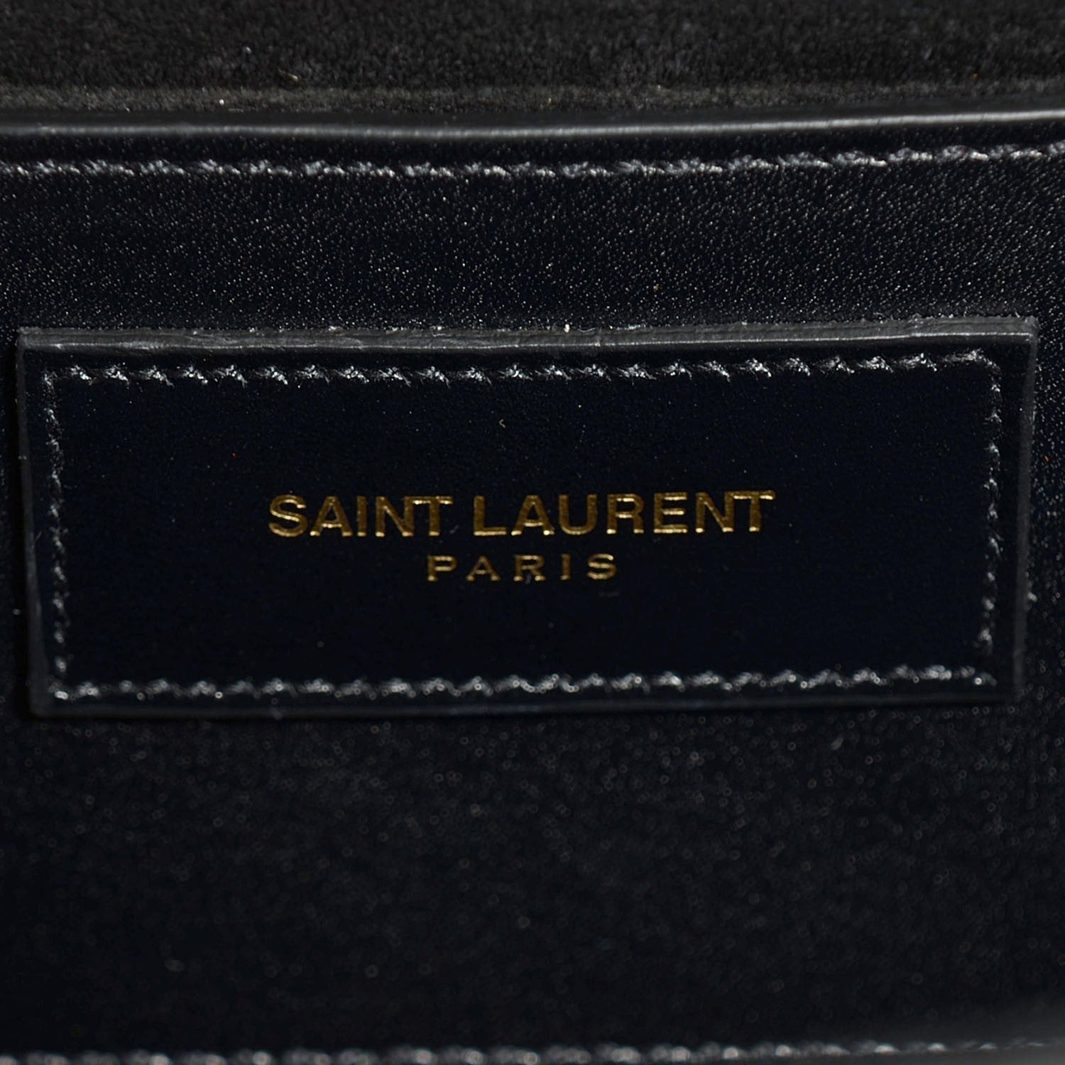 Saint Laurent Smooth Calfskin Medium Classic Monogram Kate Tassel Satchel Black 7 of 9
