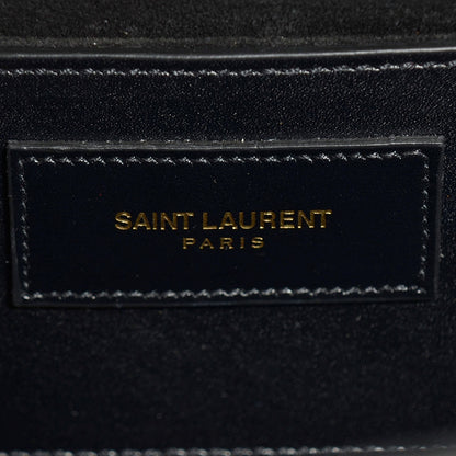 Saint Laurent Smooth Calfskin Medium Classic Monogram Kate Tassel Satchel Black 7 of 9