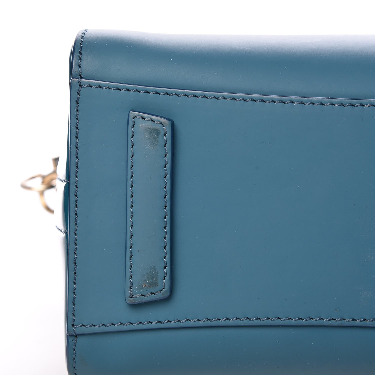 Givenchy Calfskin Patent Mini Antigona Petrol Blue 11 of 12