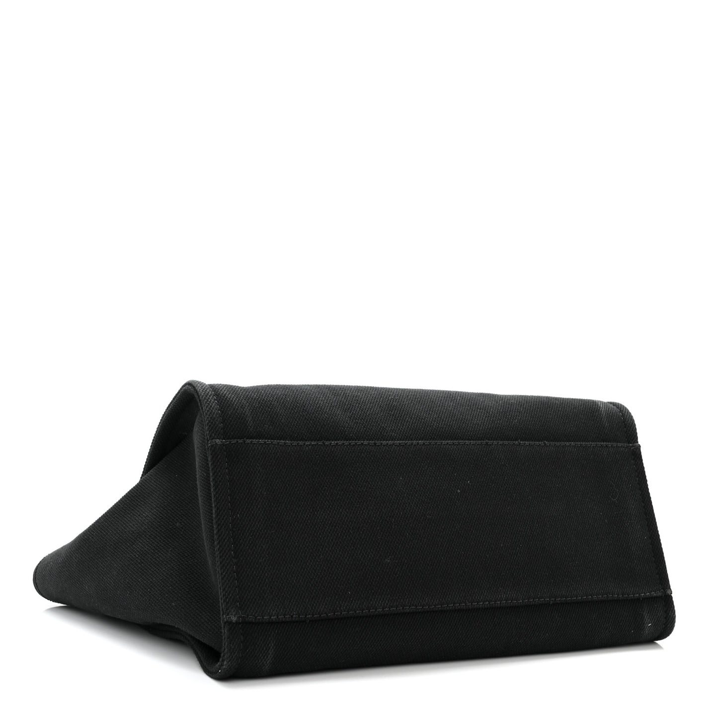 Canvas Pearl Medium Deauville Tote Black