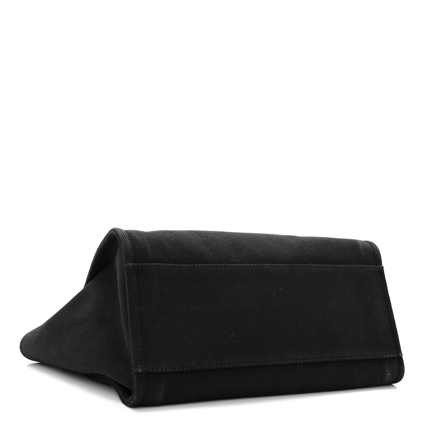 Chanel Canvas Pearl Medium Deauville Tote Black 4 of 11