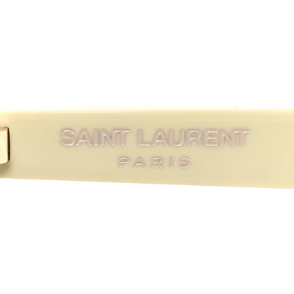 Saint Laurent SL 537 Mask Sunglasses White 5 of 7
