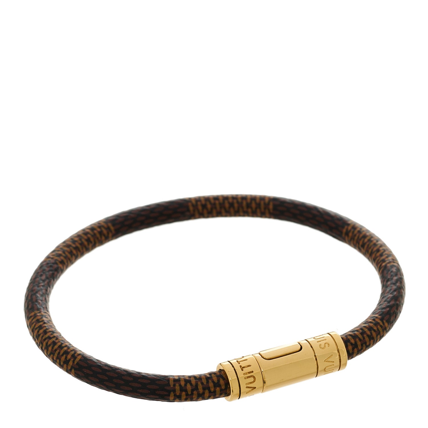 Louis Vuitton Damier Ebene Keep It Bracelet 1 of 4