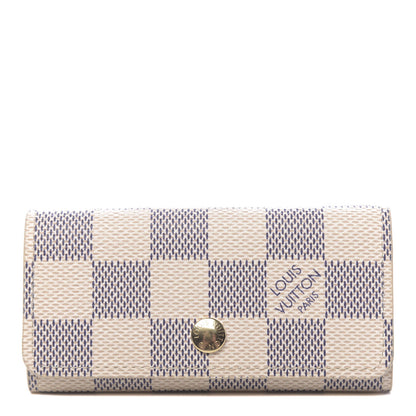 Louis Vuitton Damier Azur Multicles 4 Key Holder 1 of 8