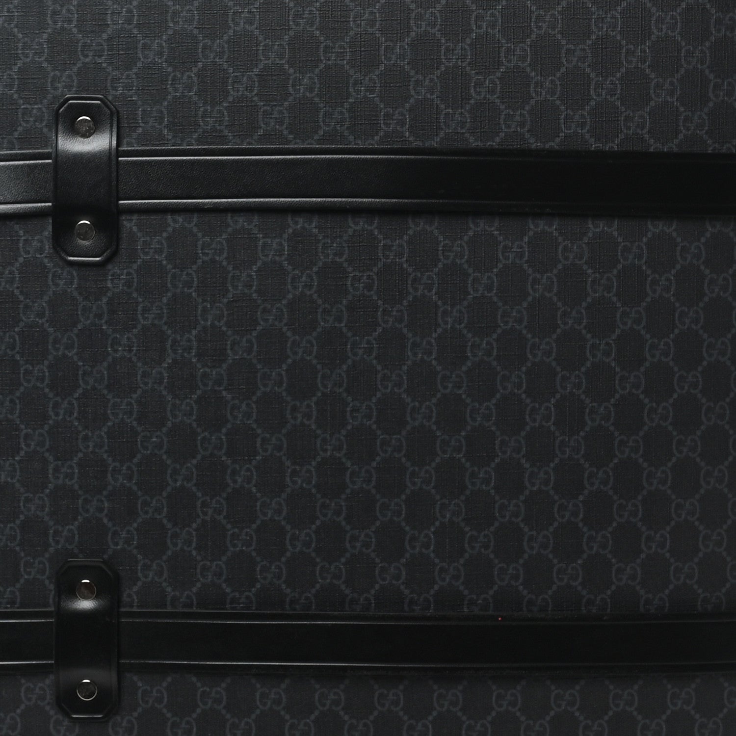 Gucci GG Supreme Monogram Globe-Trotter Carry-On Black Black Grey 6 of 8