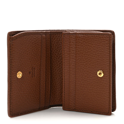 Gucci New Denim GG Monogram Dollar Calfskin Horsebit 1955 Card Case Wallet Blue Tea Cuir Epilog 5 of 9