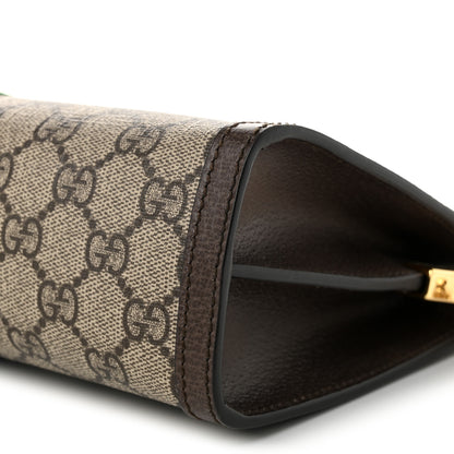 Gucci GG Supreme Monogram Web Small Ophidia Chain Shoulder Bag Brown 10 of 11
