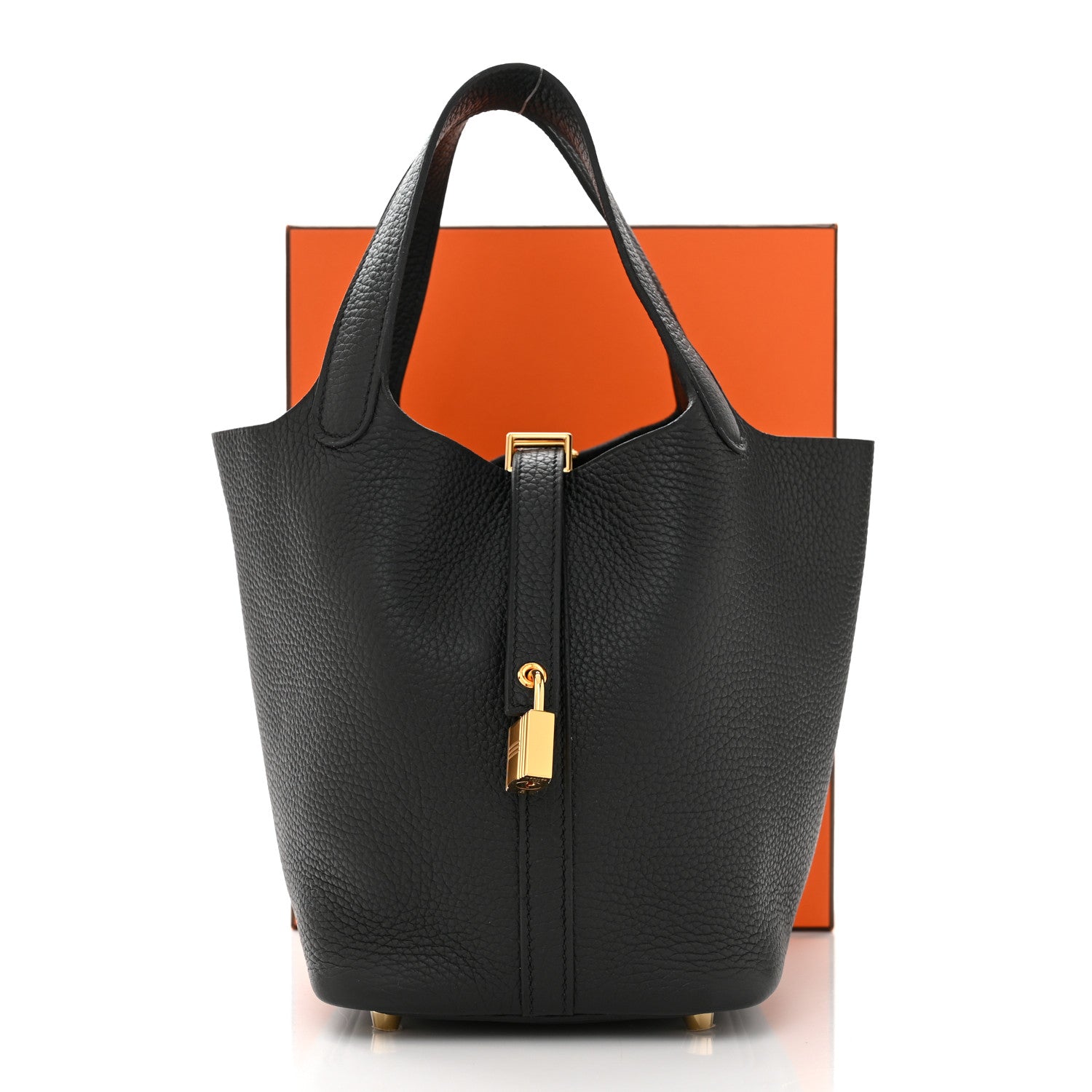 Hermes Taurillon Clemence Picotin Lock 18 PM Black 11 of 11