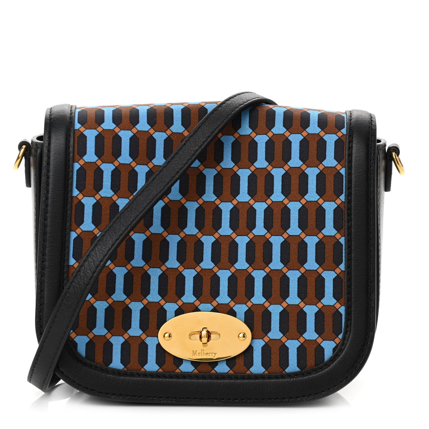 Mulberry Calfskin Silk Print Small Darley Satchel Multicolor 1 of 9