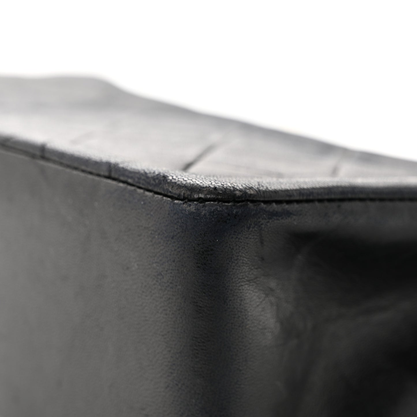 Lambskin Quilted Medium Single Flap Black