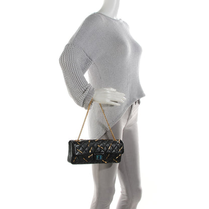 Chanel Calfskin Quilted Spoon Charms Brasserie 2.55 Reissue Flap Black 2 of 8