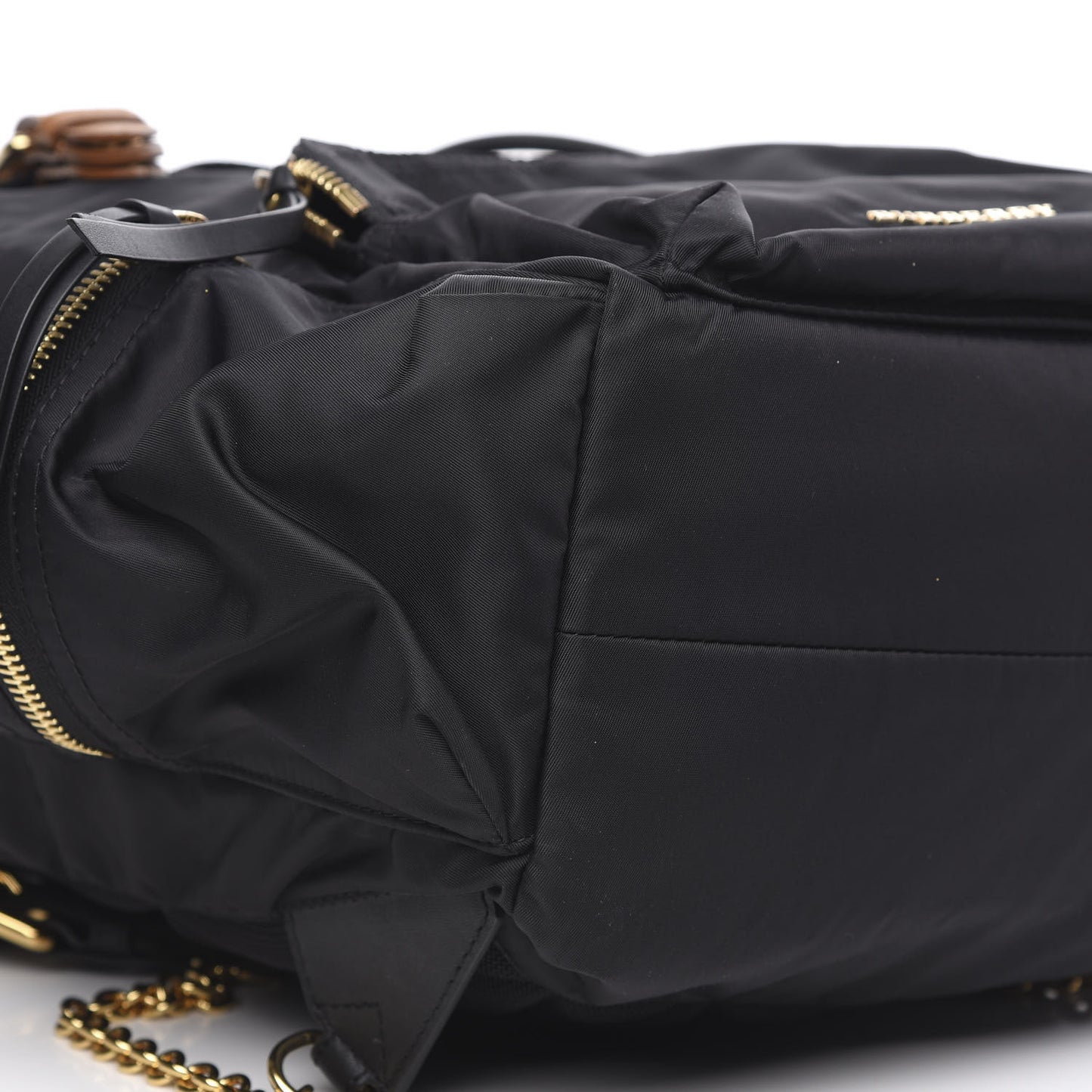 Nylon Large Rucksack Backpack Black