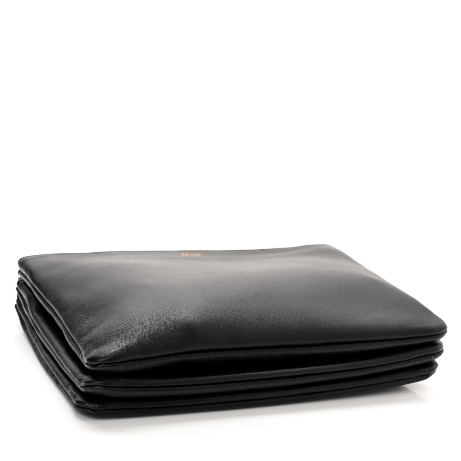 Celine Lambskin Small Trio Crossbody Bag Black 4 of 10