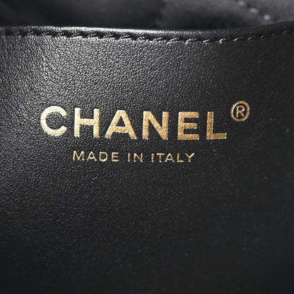Chanel Shiny Calfskin Quilted Mini Chanel 22 Black 6 of 11