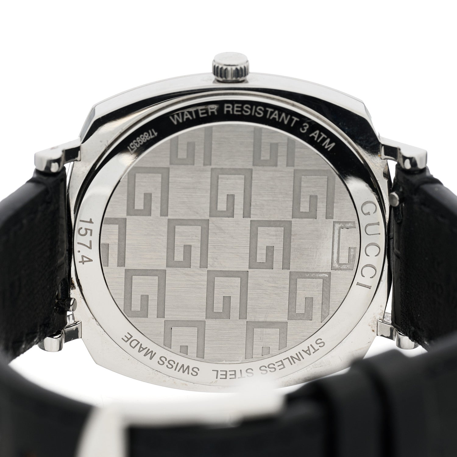 Gucci Stainless Steel Alligator 38mm Grip Quartz Watch 4 of 5
