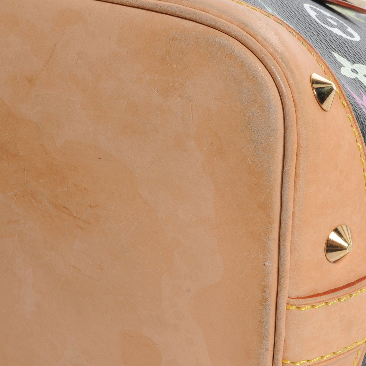 Louis Vuitton Monogram Multicolor Alma Black 9 of 10