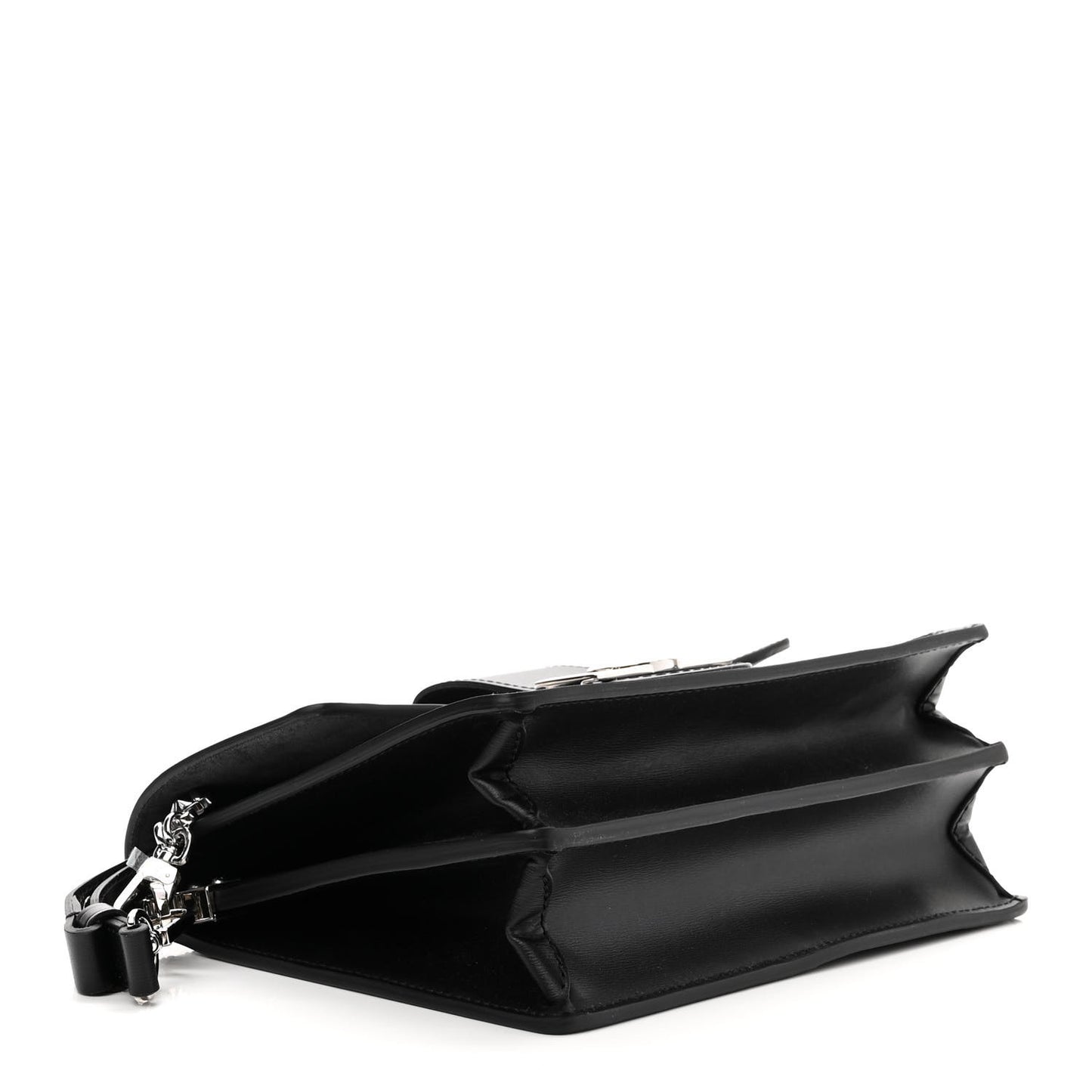 Denim Monogram Jacquard Dauphine MM Black