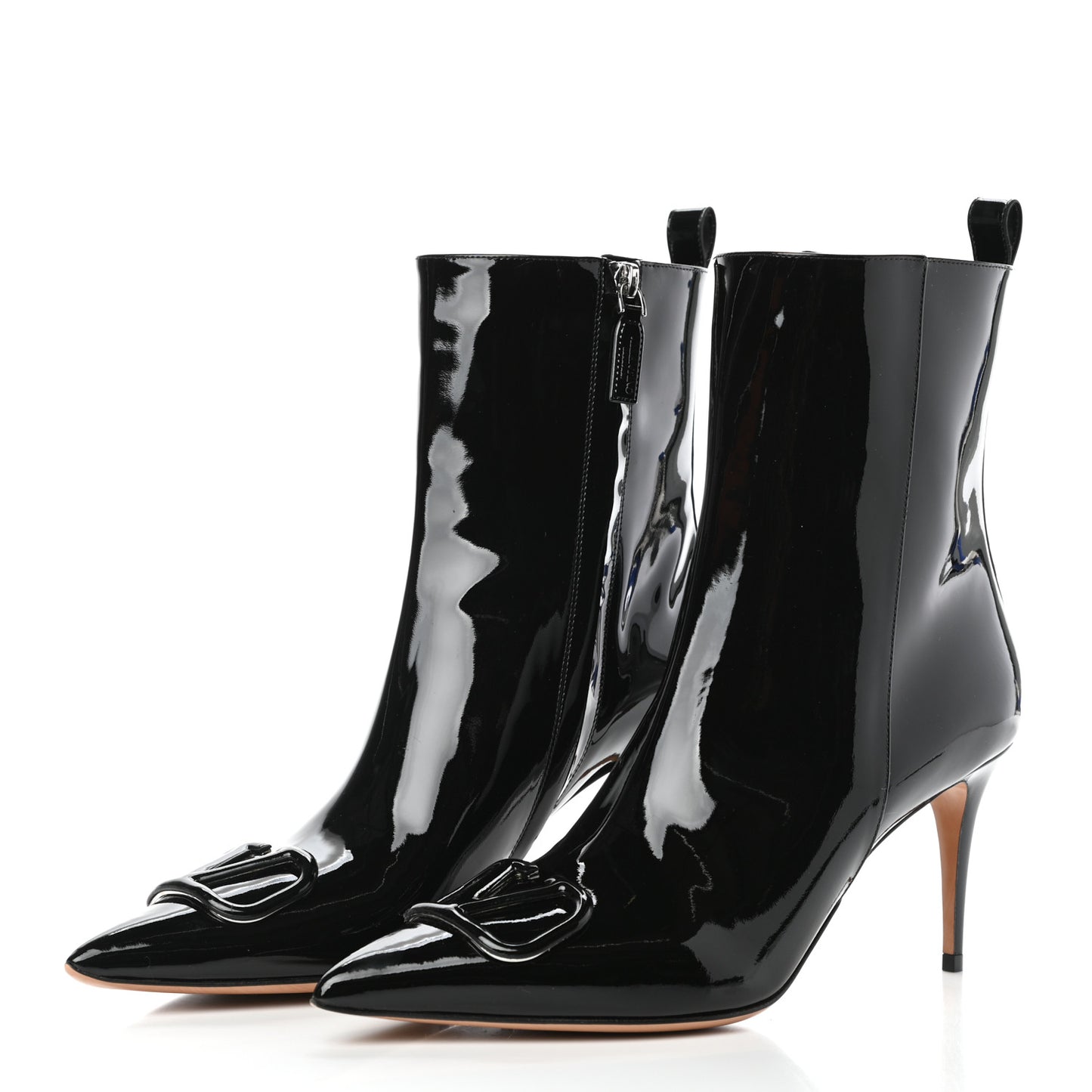 Patent VLogo 80mm Ankle Boots 40 Black