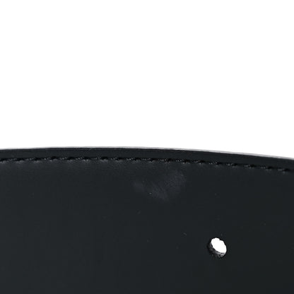 Louis Vuitton Monogram Eclipse Taigarama 40mm LV Initiales Reversible Belt 85 34 Black 5 of 6