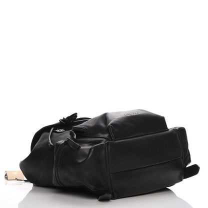 Burberry Weatherproof Leather Large Rucksack Backpack Black 4 of 9