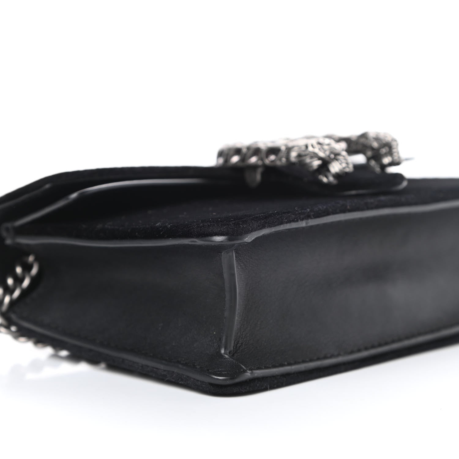 Gucci Velvet Super Mini Dionysus Shoulder Bag Black 8 of 10
