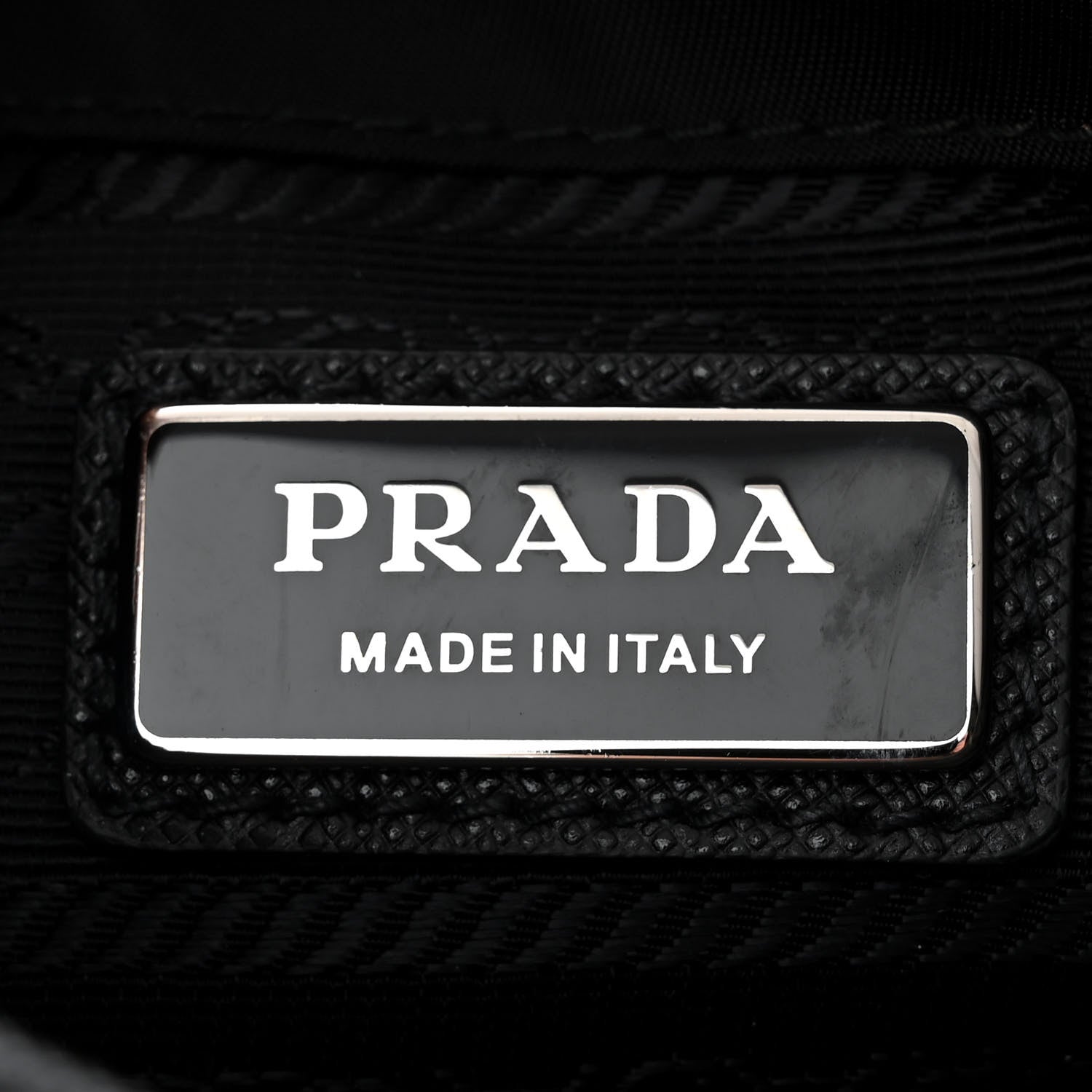 Prada Re-Nylon Saffiano Mini Pocket Single Snap Buckle Messenger Bag Black 6 of 9