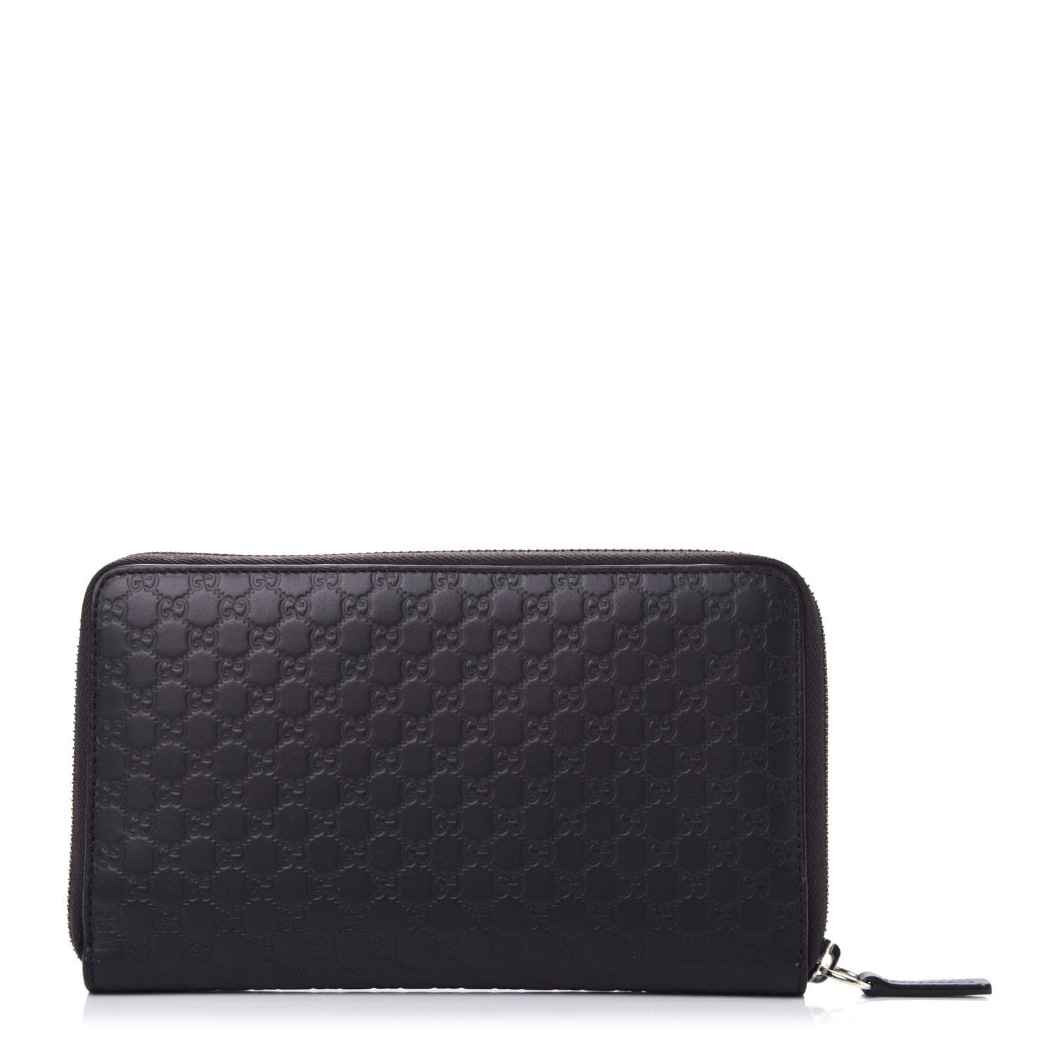Gucci Microguccissima Large Zip Around Organizer Wallet Black 1 of 6