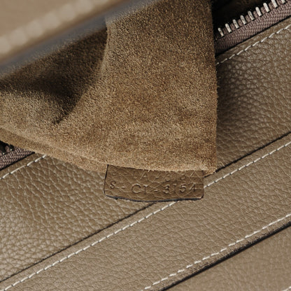 Celine Drummed Calfskin Mini Luggage Souris 7 of 8