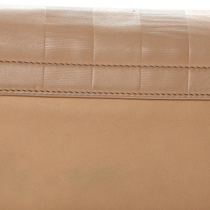 Fendi Calfskin Paris Pequin Small Shoulder Bag Beige 10 of 11