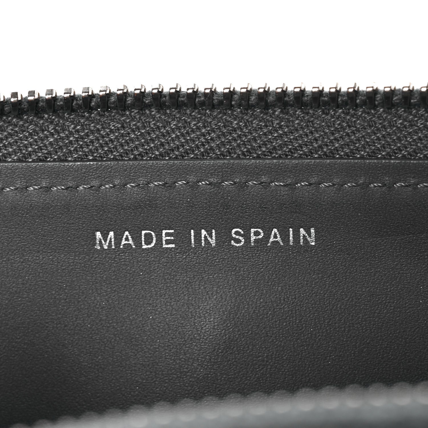 Chanel Caviar Quilted Medium Zip Around Wallet Dark Charcoal 7 of 10