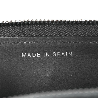 Chanel Caviar Quilted Medium Zip Around Wallet Dark Charcoal 7 of 10