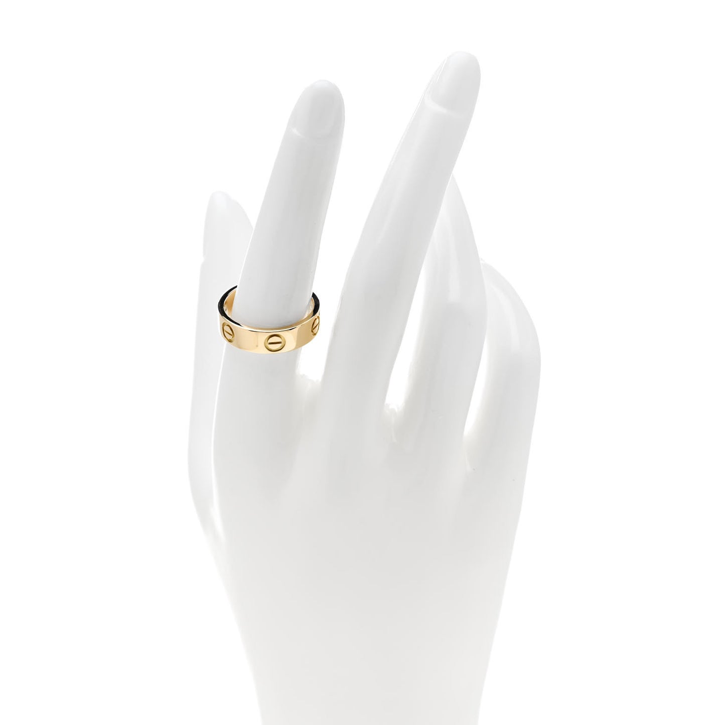 18K Yellow Gold 5.5mm LOVE Ring 56 7.5
