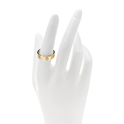 Cartier 18K Yellow Gold 5.5mm LOVE Ring 56 7.5 2 of 5