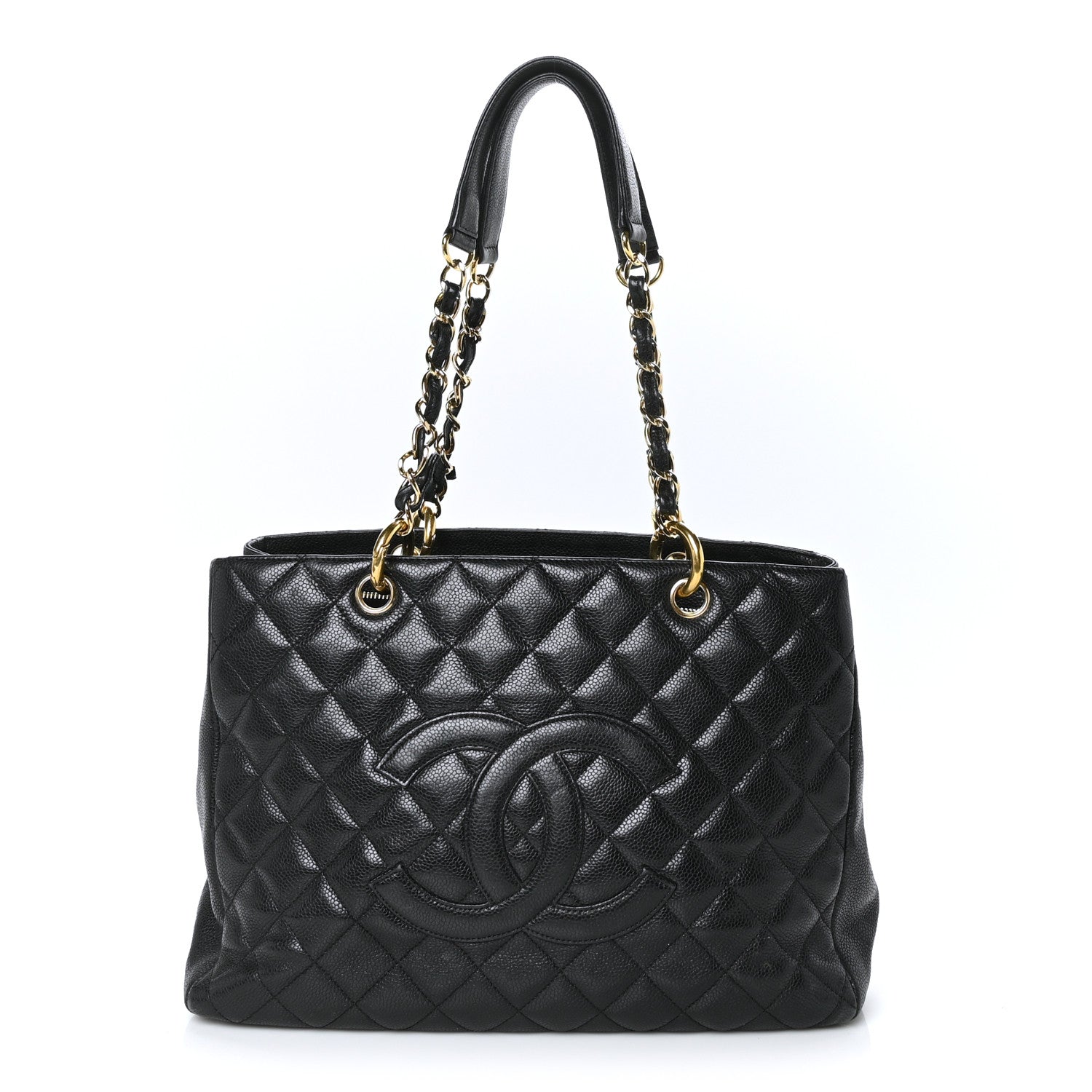 Chanel Caviar Quilted Grand Shopping Tote GST Black 1 of 18