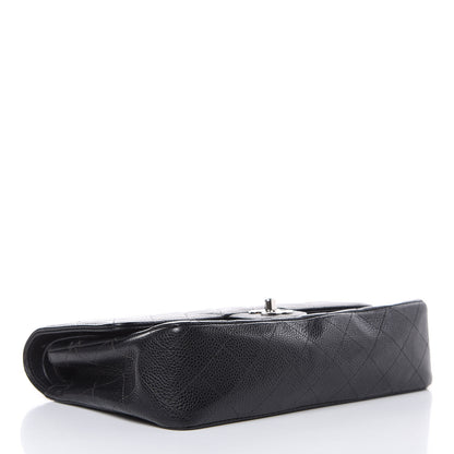 Chanel Caviar Quilted Medium Double Flap Black 4 of 17