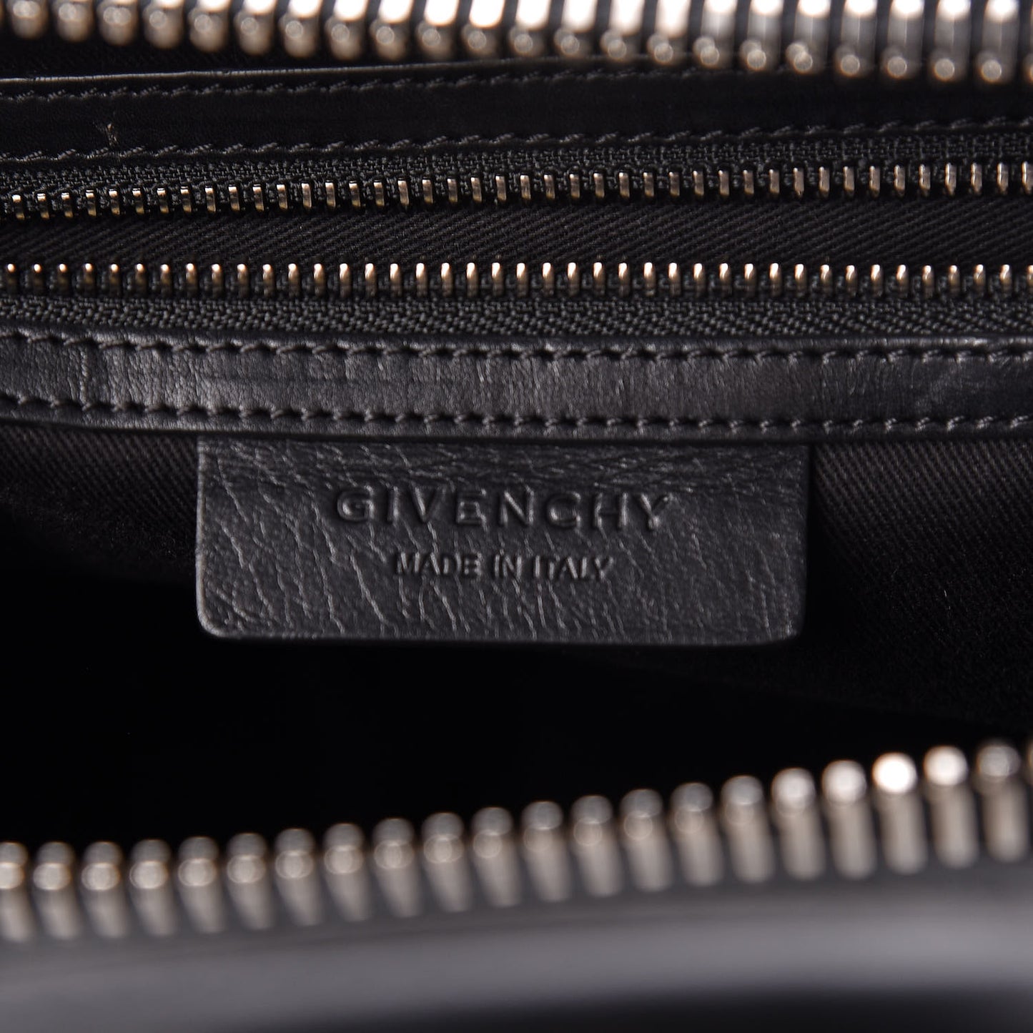Sugar Goatskin Lambskin Diamond Quilted Medium Antigona Black
