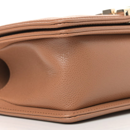 Chanel Caviar Quilted Small Boy Flap Brown 8 of 9