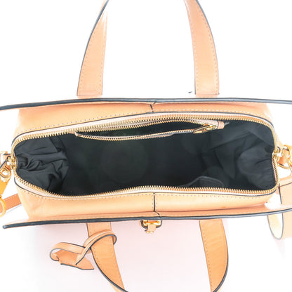 Alexander Wang Calfskin Pelican Satchel Tan Antique Brass Hardware 5 of 13
