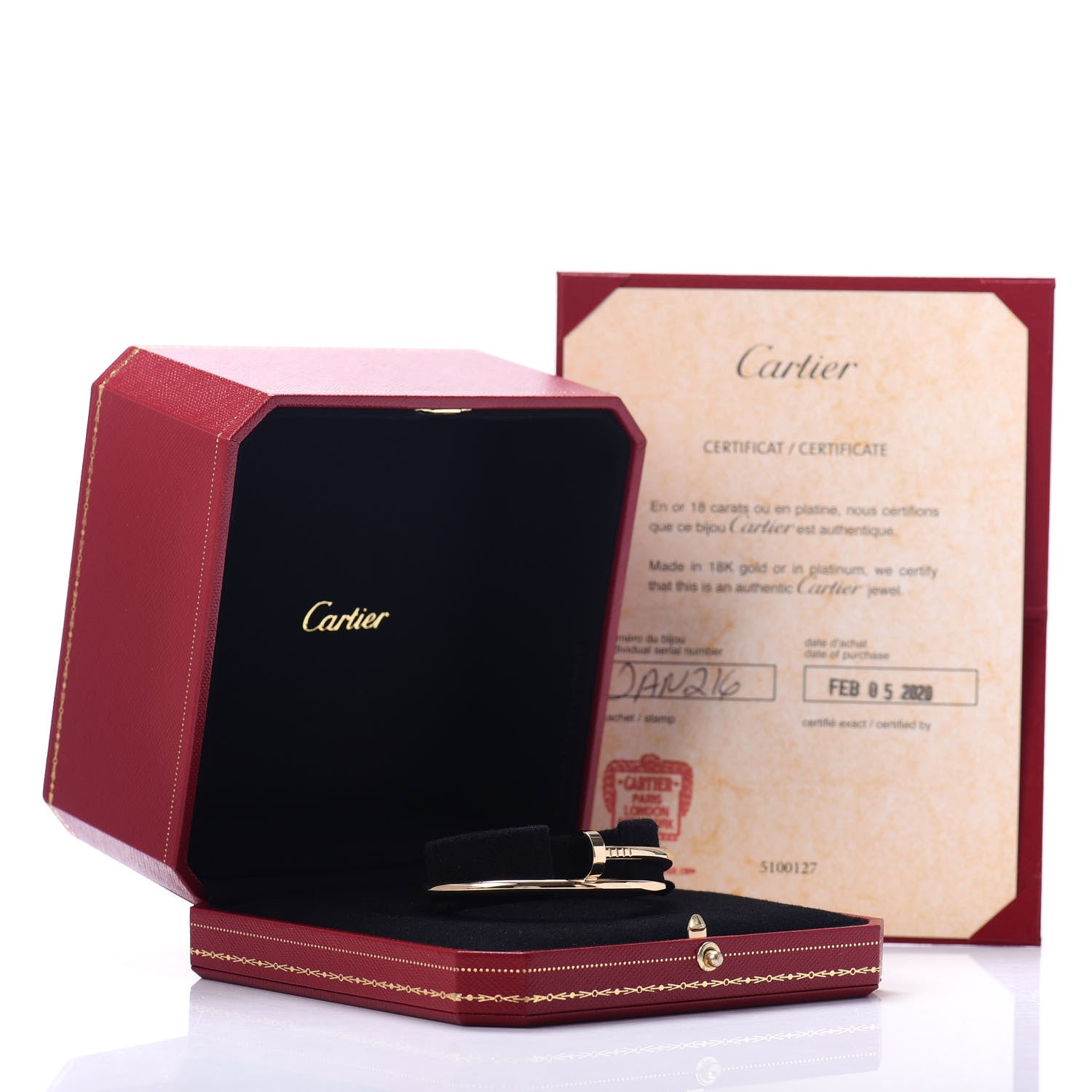 Cartier 18K Yellow Gold Juste Un Clou Bracelet 16 5 of 5